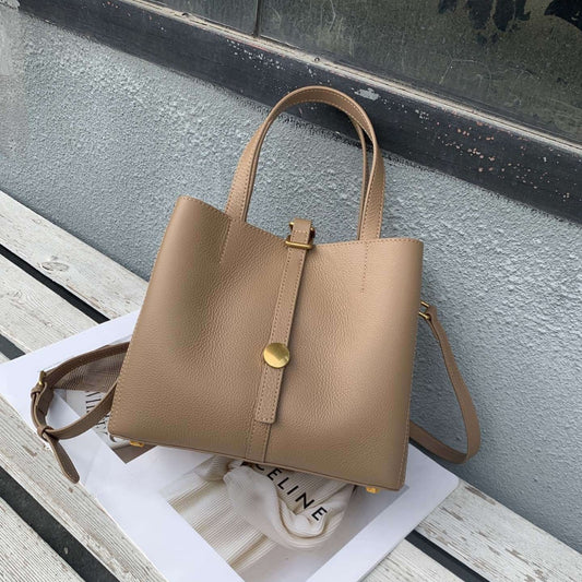 First Layer Rindsleder Tote Echtes Leder Damen