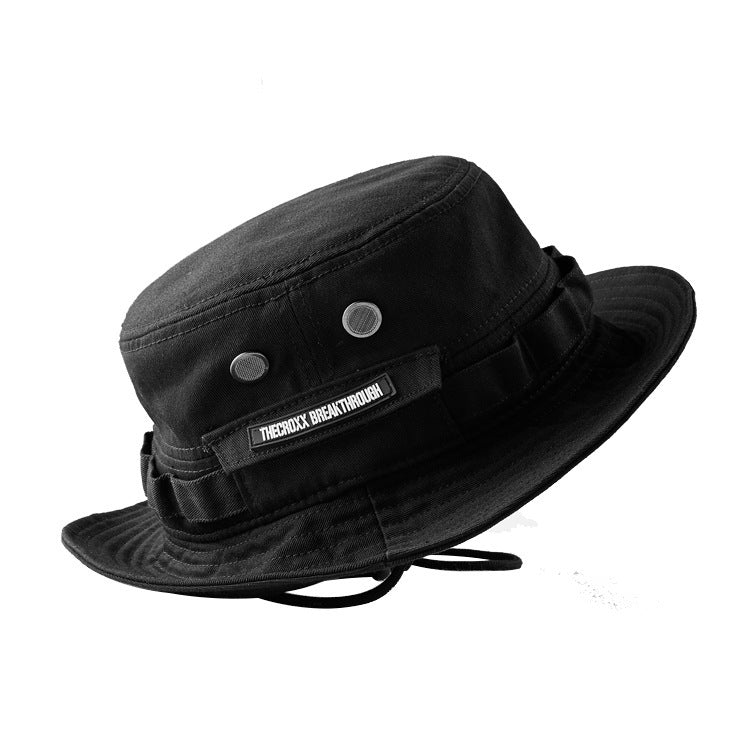 Sunscreen Casual Hong Kong Style Amei Khaki  Functional Hat