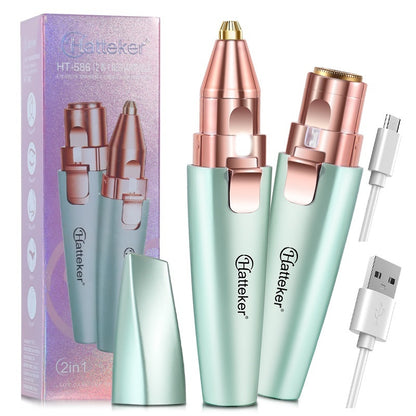 2 In 1 Electric Women Eyebrow Shaping Device