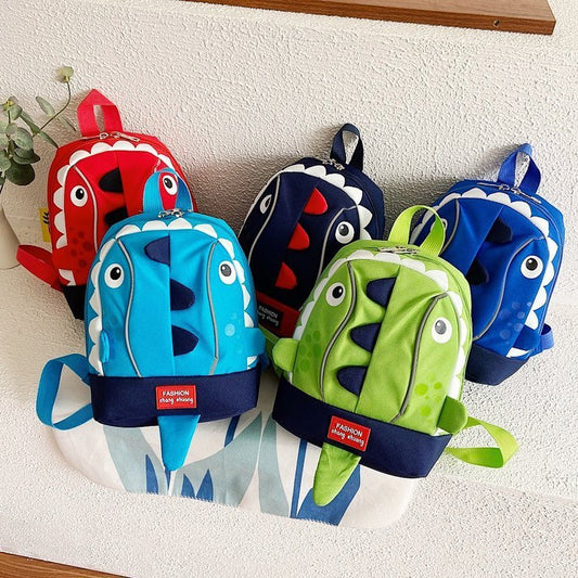 Modischer und einfacher kleiner Dinosaurier-Rucksack für Kinder