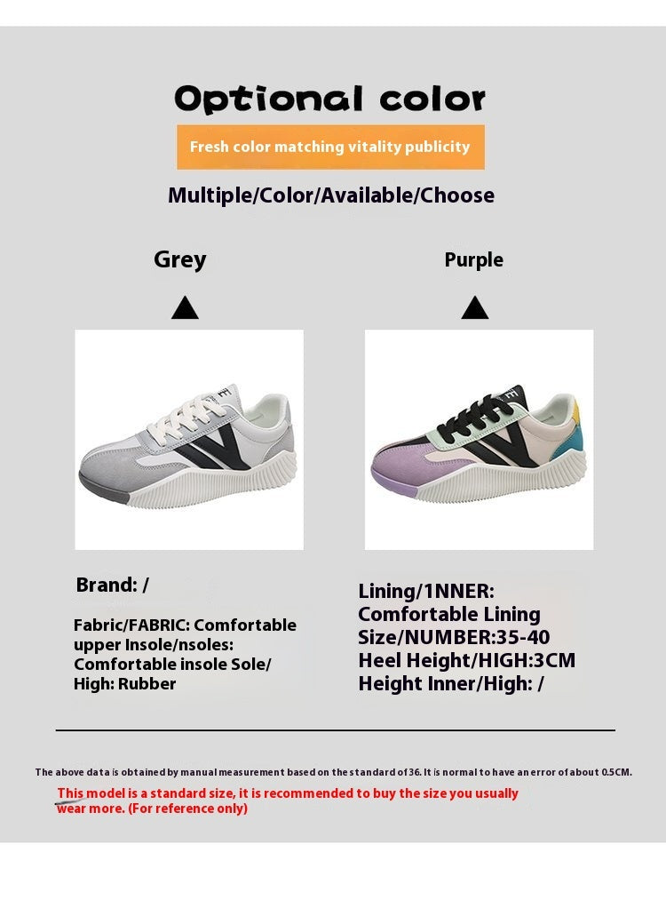 Women's All-match Thick Bottom Board Casual Shoes