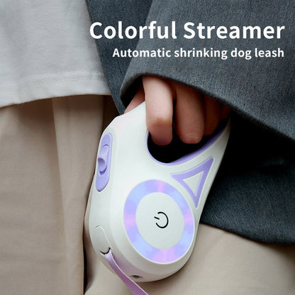 Dog Leash Retractable with Collar Spotlight
