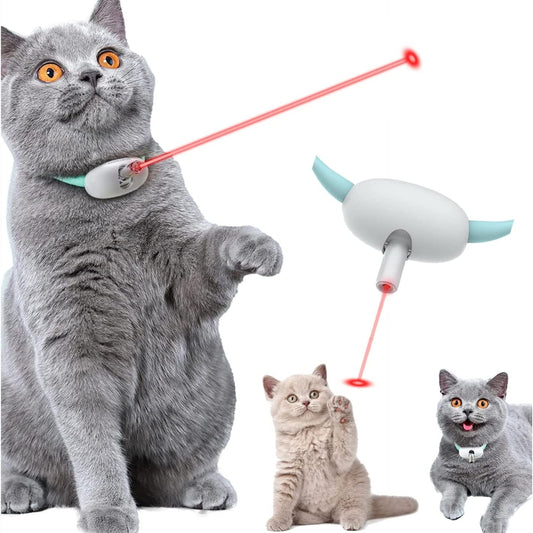 自動猫首輪電動USB充電おもちゃスマートレーザーティーザー