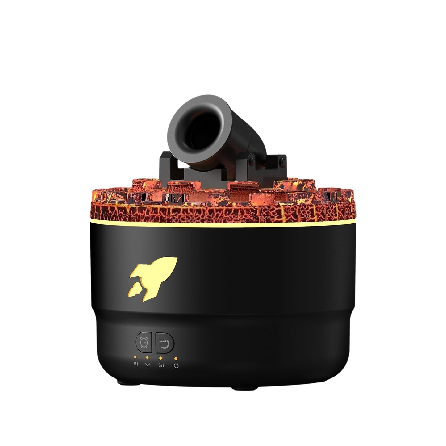 Battery Aroma Diffuser Convenient Bedroom Colorful Flame Ambience Light Humidifier