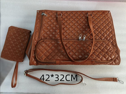 Women's Thermal Insulation Lunch Box Leak-proof Crossbody Bag with FREE PURSE