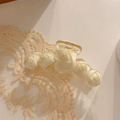 Rose Flower Style Hair Claw