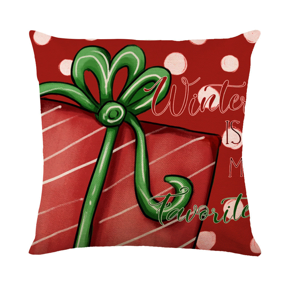 Christmas Decorations sofa Square Throw Pillow Cushion Cover