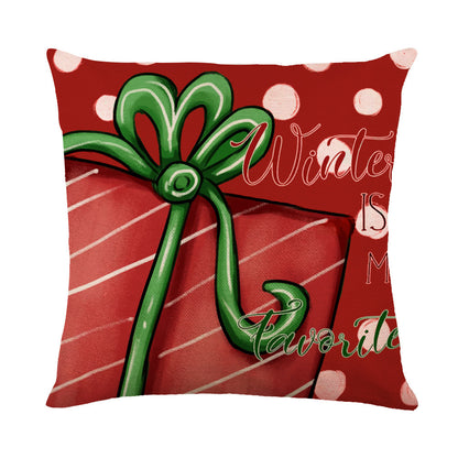 Christmas Decorations sofa Square Throw Pillow Cushion Cover