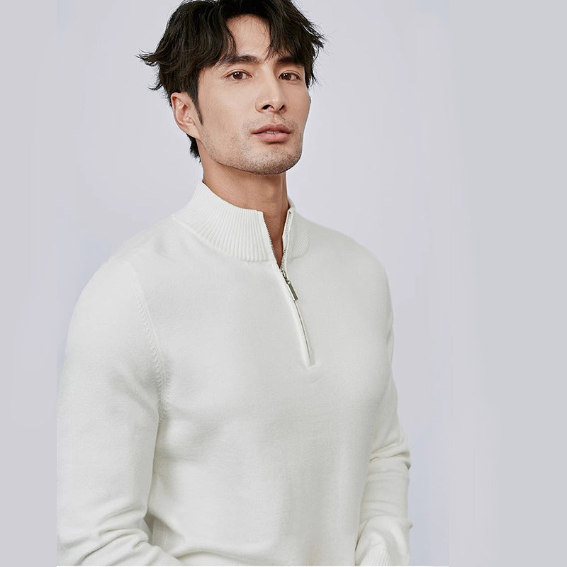 THE FABIO HALF-ZIP SWEATER