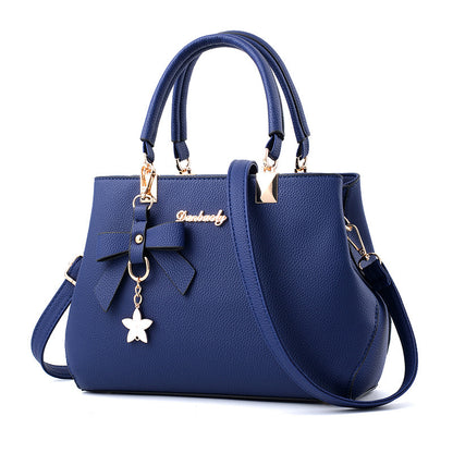 Women Shoulder Bag With Bowknot Star Pendant