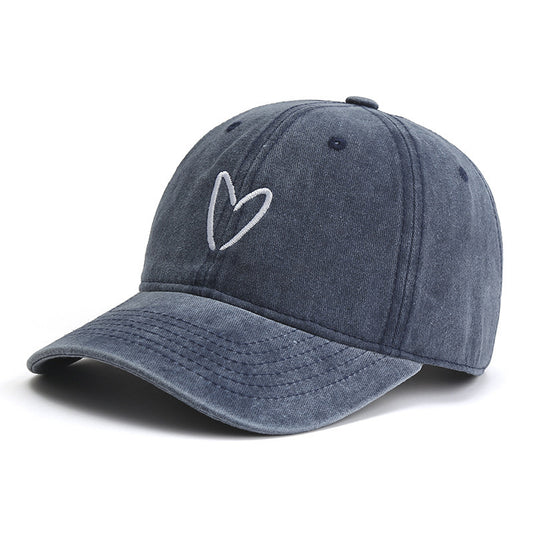 Spring And Summer Fashion Embroidery Love Cap