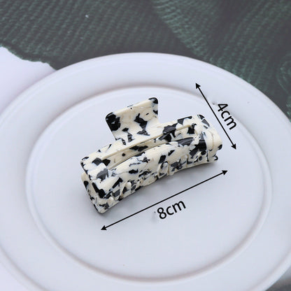 Acetate Medium Hollow Square Hair Claw