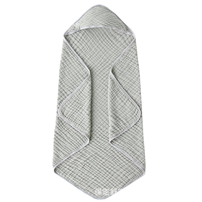 Hooded Baby Towels For Newborn Muslin Cotton