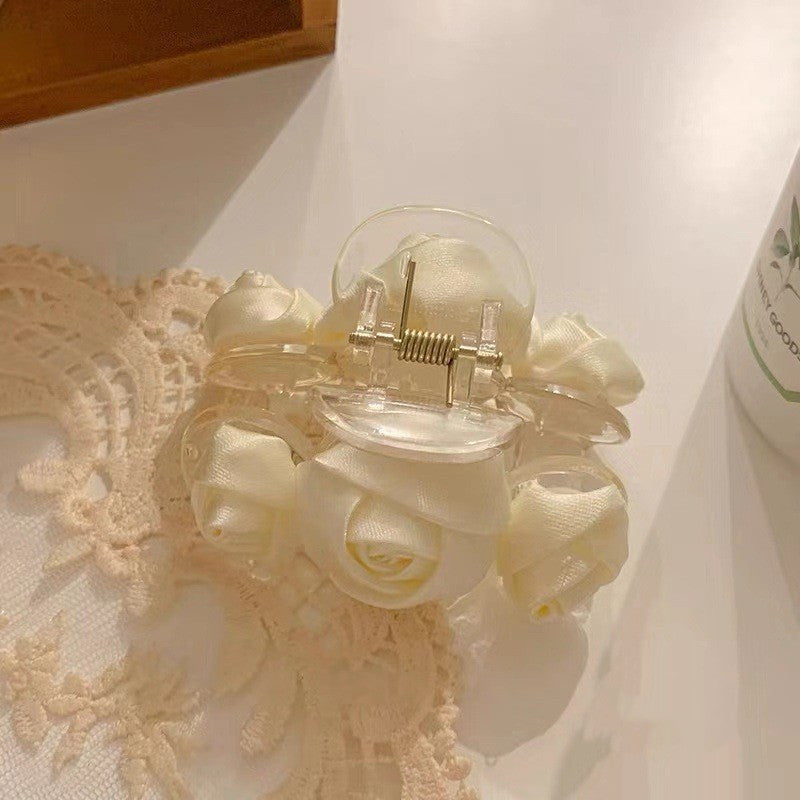 Rose Flower Style Hair Claw