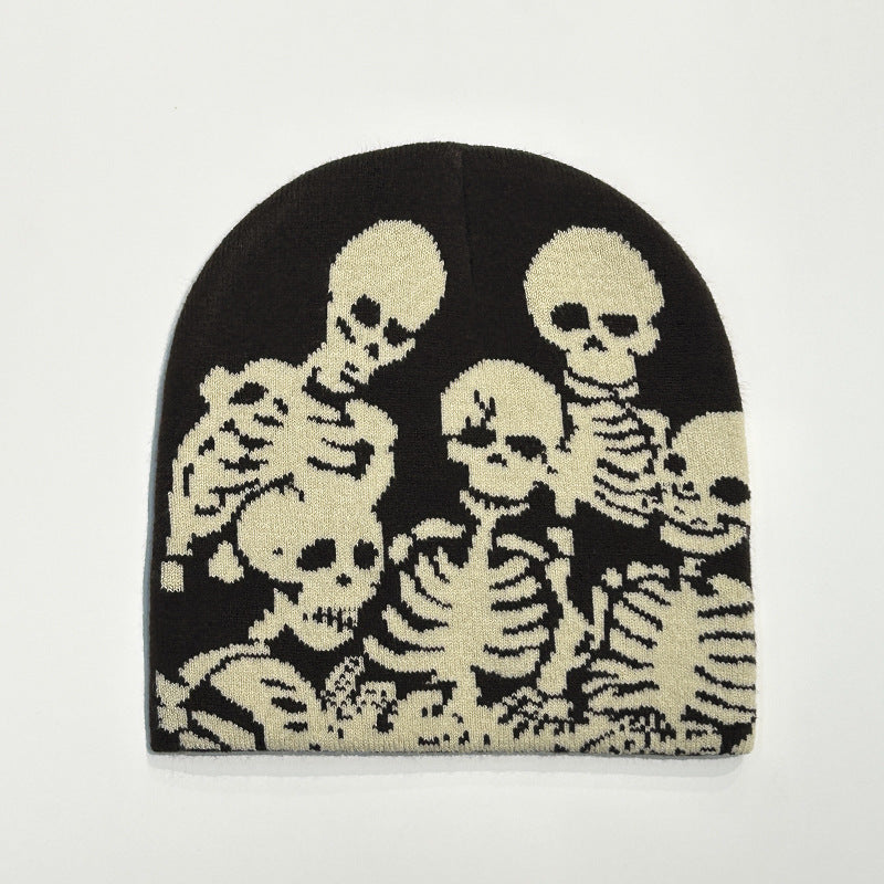 Funny Horror Knitted Jacquard Beanie