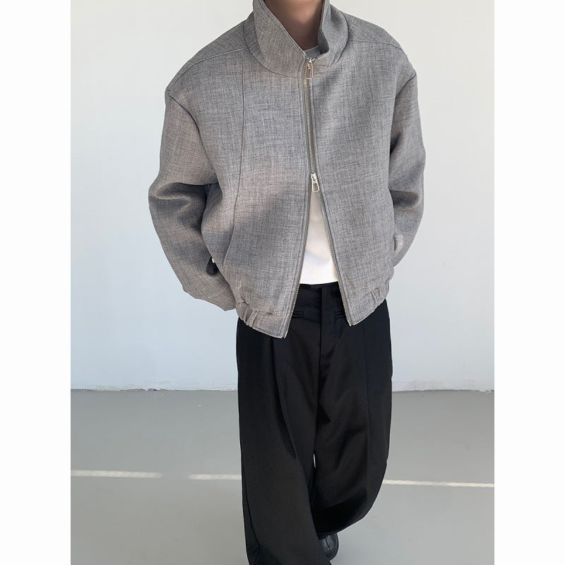 Citywalk Minimalist Double Zipper Jacket