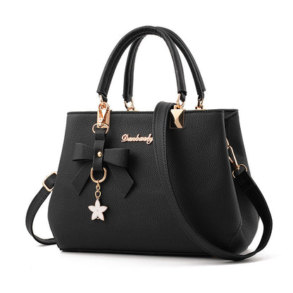 Women Shoulder Bag With Bowknot Star Pendant