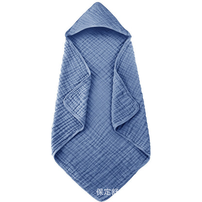 Hooded Baby Towels For Newborn Muslin Cotton