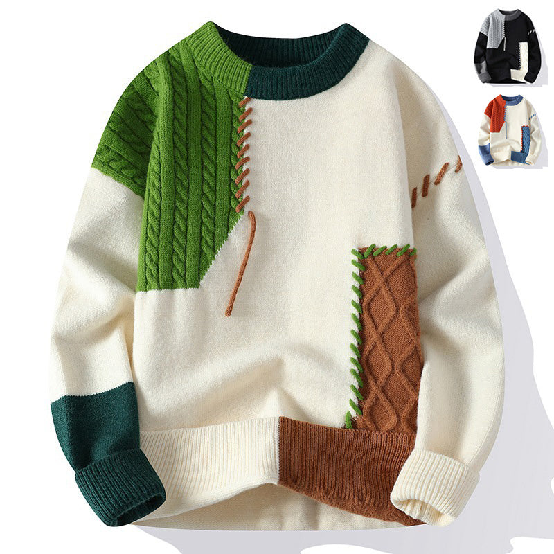 RECONSTRUCTED PULLOVER SWEATER