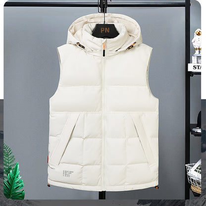 Men Fashion Personality Detachable Down Jacket