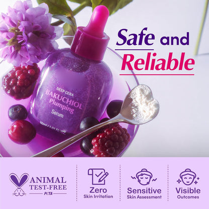 Bakuchiol Plumping Serum Moisturizing And Softening Skin
