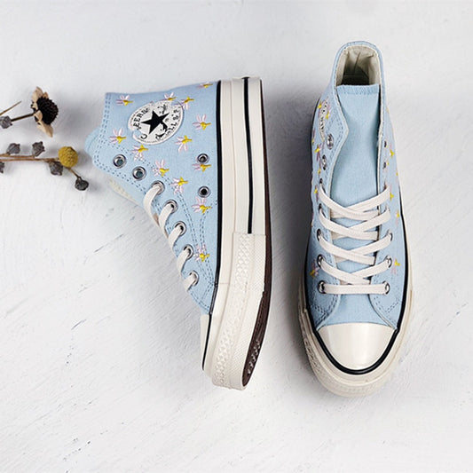 Stitching High-top Casual Shoes