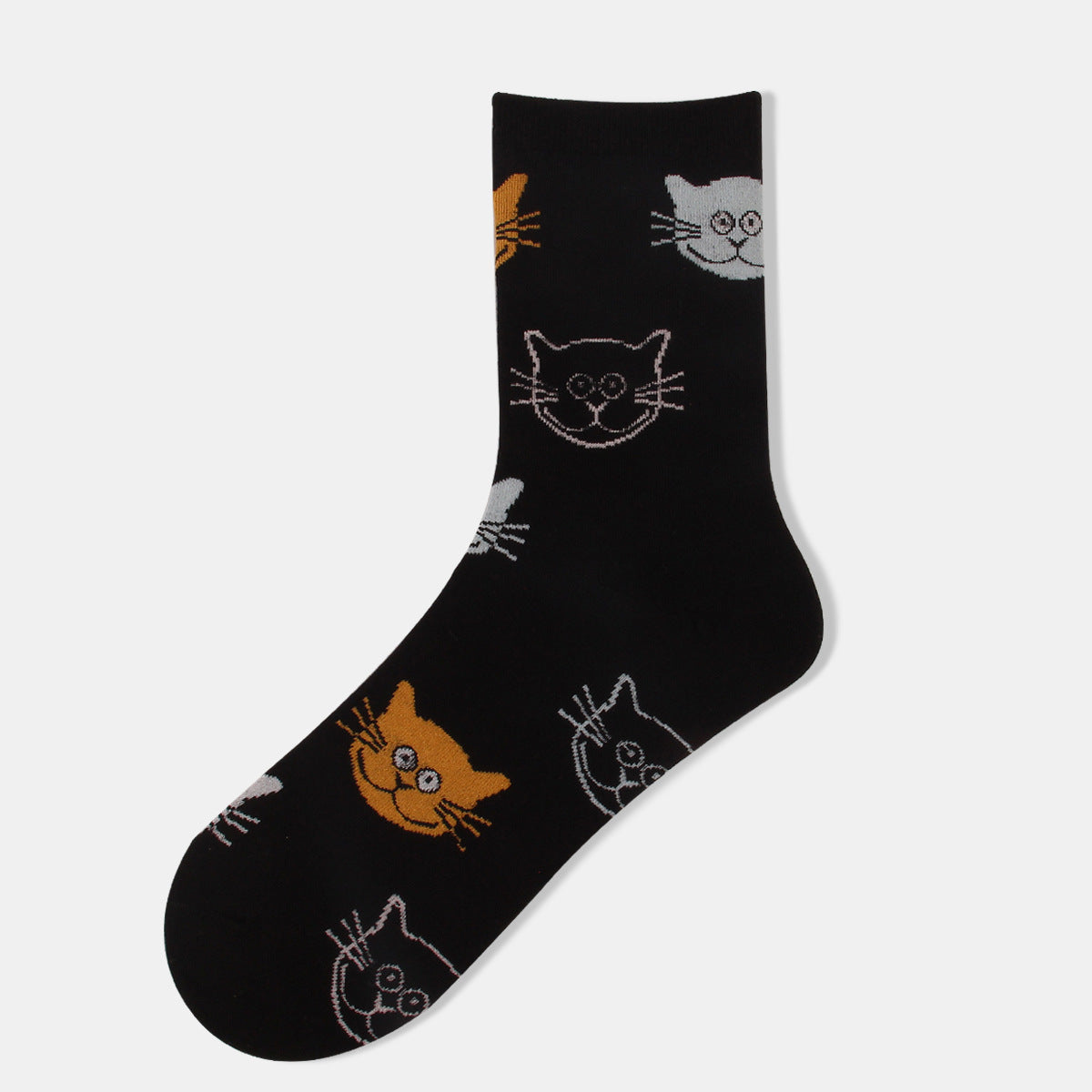 New Cute Cartoon Cat Casual Women's Socks