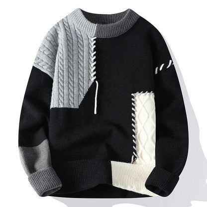 RECONSTRUCTED PULLOVER SWEATER