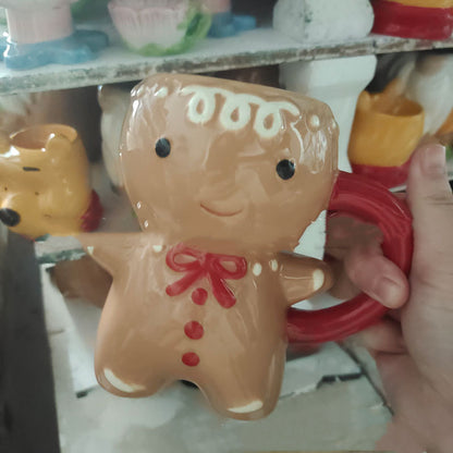 Gingerbread Man Christmas Ceramic Tea Mug