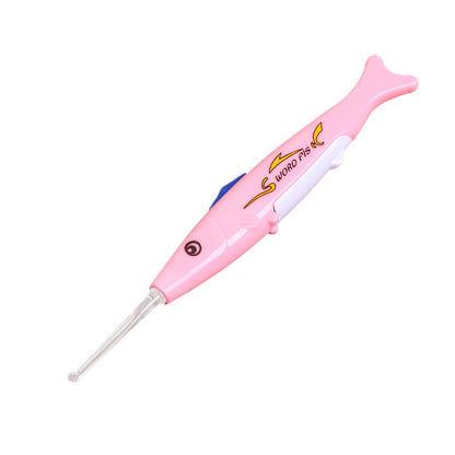 Baby Cartoon Fish Multifunctional Spoon Steak Ear Cleaner