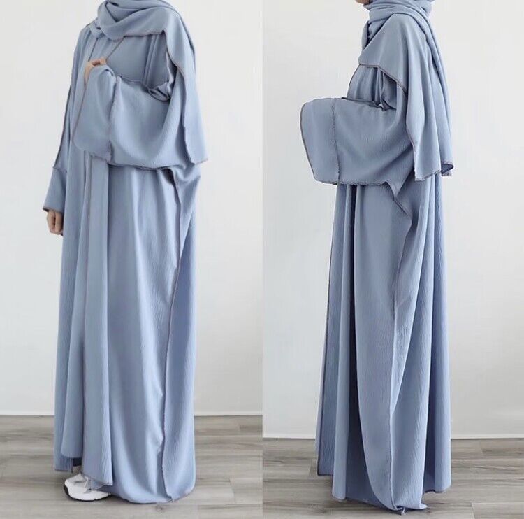 Cardigan With Inner Wear Dress Abaya