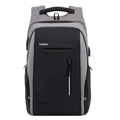 Multifunctional Computer Bag With USB Charging Fashion Backpack