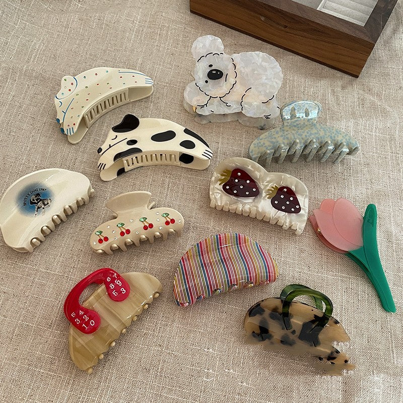 Senior Sense French Niche Handbag Bag Hair Clip