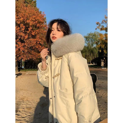 Fashion Women's Loose Cotton Jacket Coat