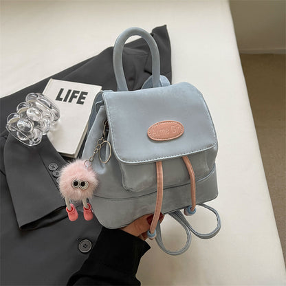 Trendy Women's Fashion Premium Velvet Backpack