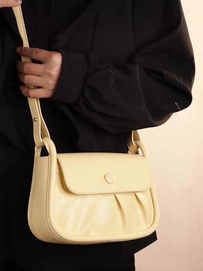 Women's Small Square Pleated All-match Shoulder Messenger Bag
