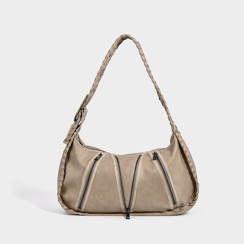 Vintage Weave New Niche Design Shoulder Bag