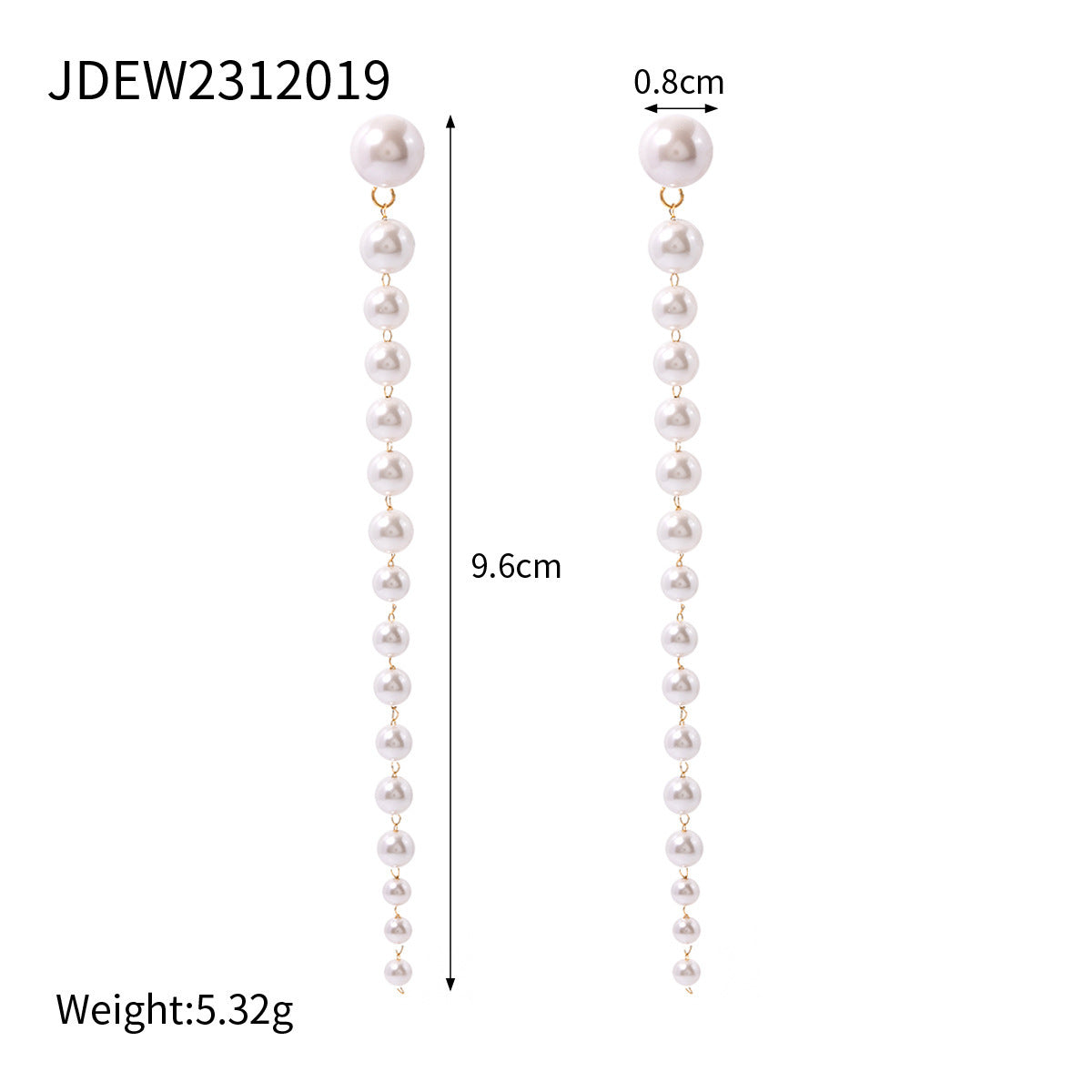 High-grade Ins Titanium Steel Earrings 18K Gold Plated