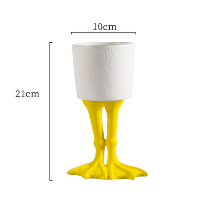 Duck feets Home Soft Decoration Vases