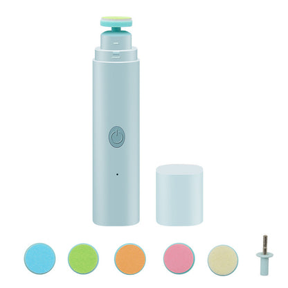 Baby Nail Care Multi-grinding Head with Built in Flashlight