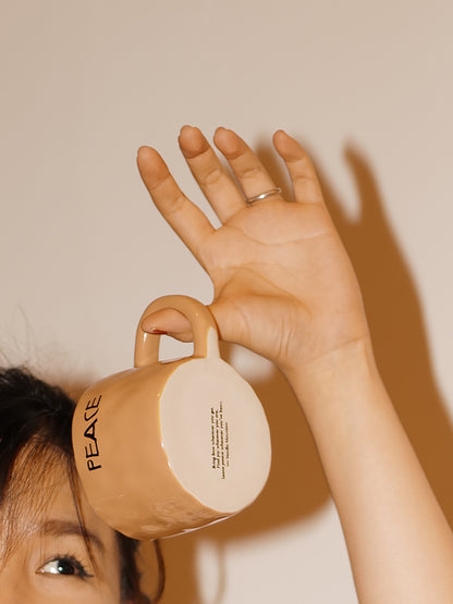 Ceramic Hand Pinch Irregular Breakfast Cup