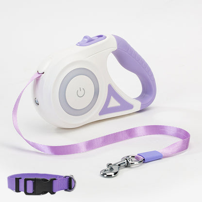 Dog Leash Retractable with Collar Spotlight