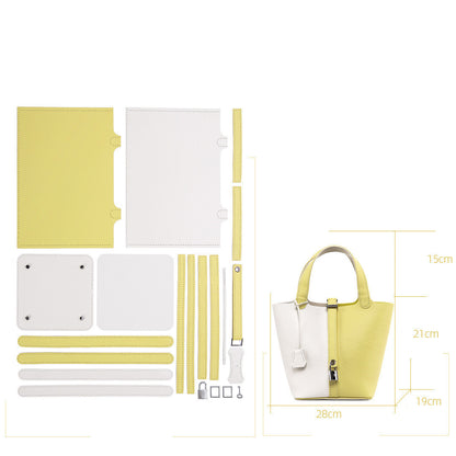 Hand Made Soft Leather Bucket Style Handbag