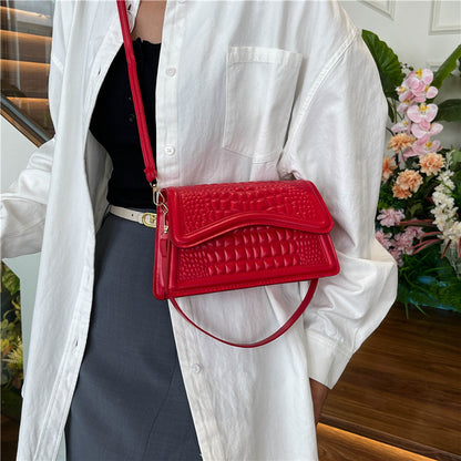 Pattern Shoulder Commuter Western Style Messenger Bag