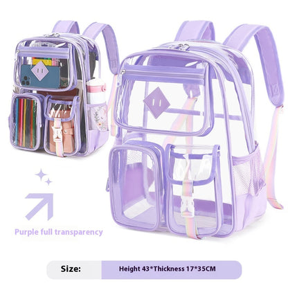 Transparent Waterproof Primary Schoolbag