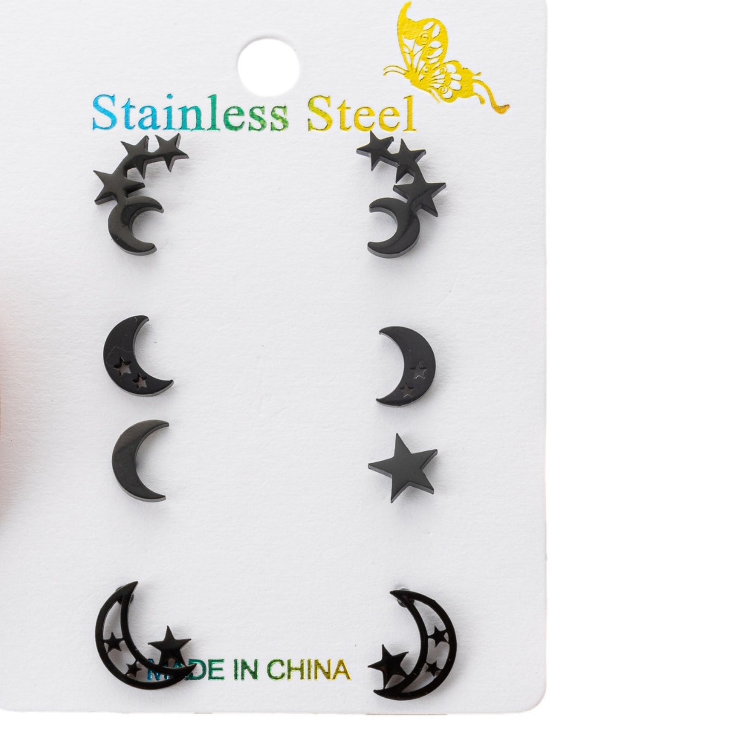 Stainless Steel Small Ear Studs Suit Compact Design