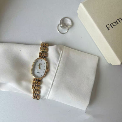 Ice Blue Fritillary Silver Watch