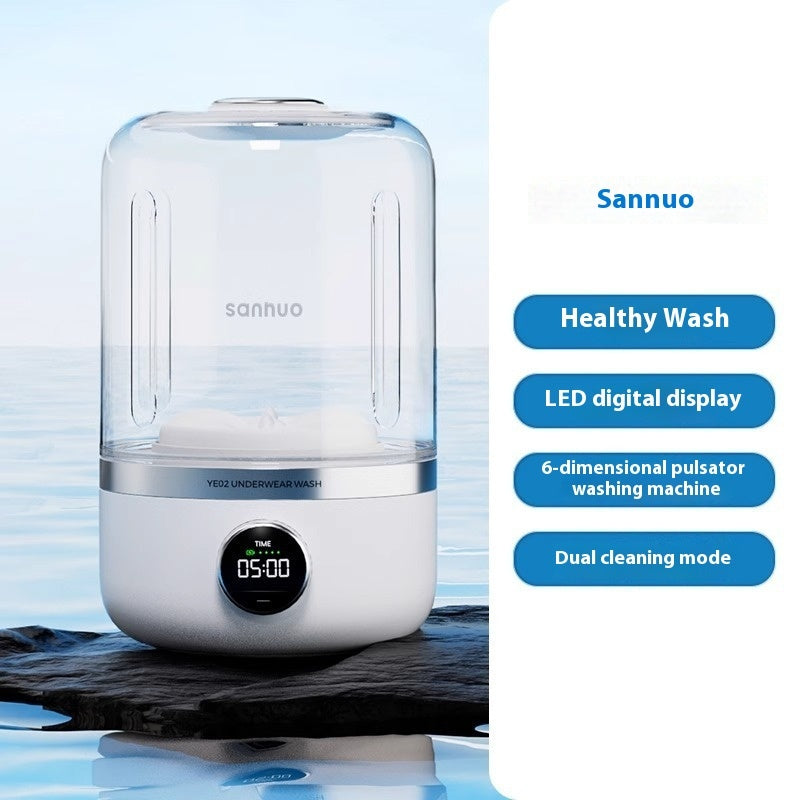 Mini Rechargeable  Underwear Washing Machine Travel Portable