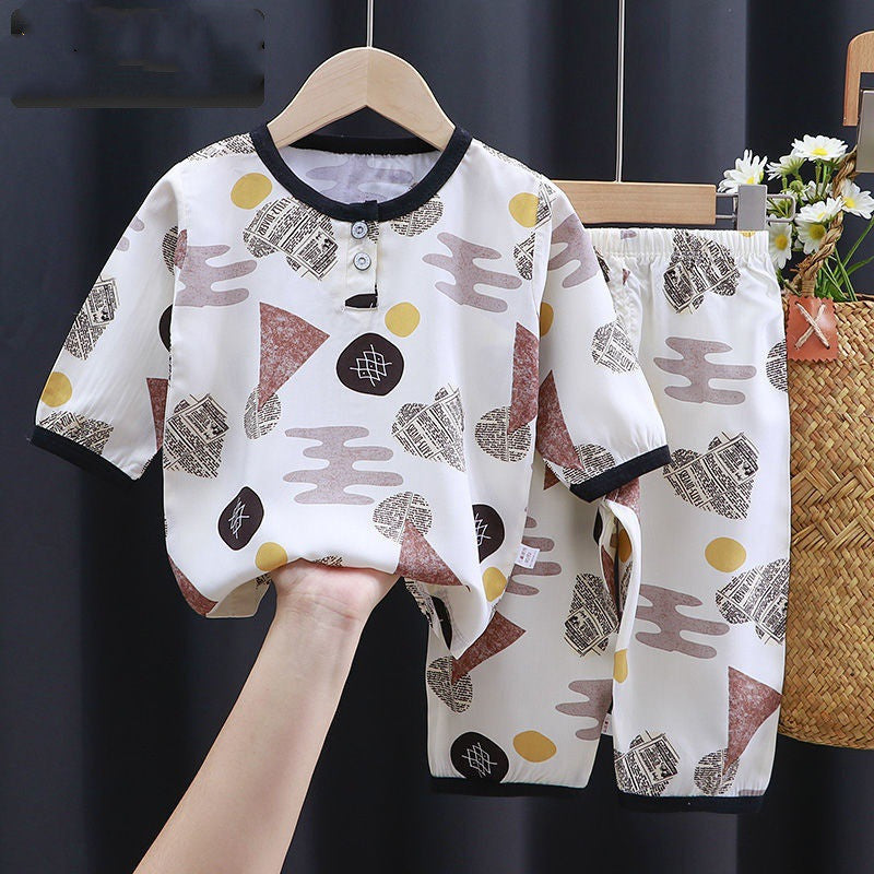 Summer Cotton Silk Baby 2 Piece  Clothes