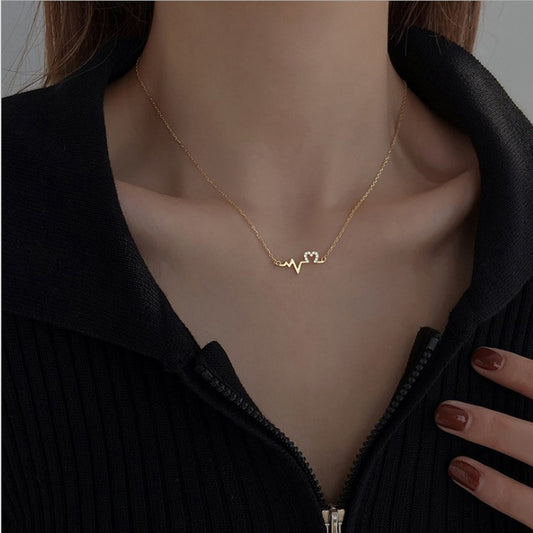 Sterling Silver Hollow Love Heart Beating